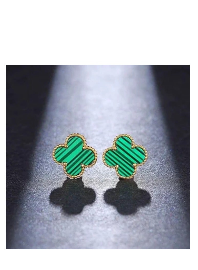 High quality green girls earrings  - Image 4