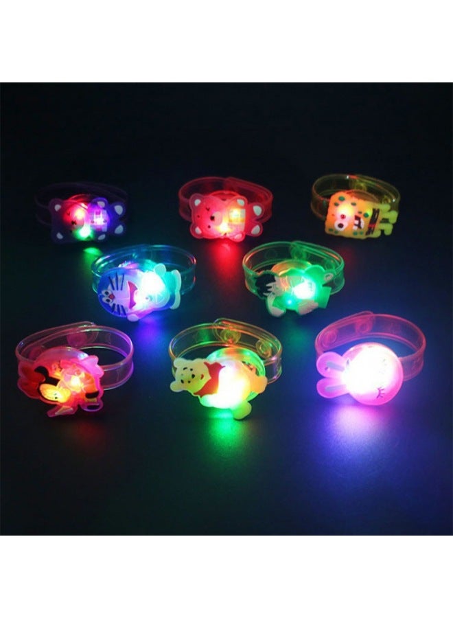 Factory Wholesale Push Activities Small Gifts Luminous Luminous Drainage Sweep Code Creative Cartoon Children's Small Toys