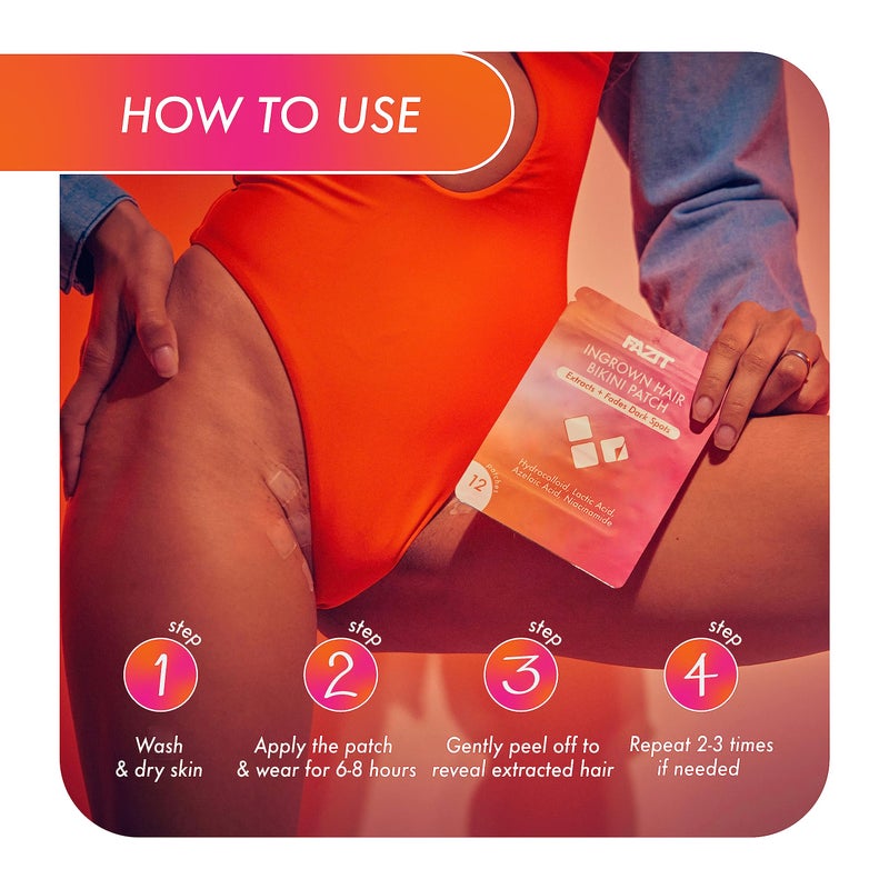 FAZIT Ingrown Hair Treatment Pads - Bikini Area and Private Intimate Hair Remover for Women - Image 4