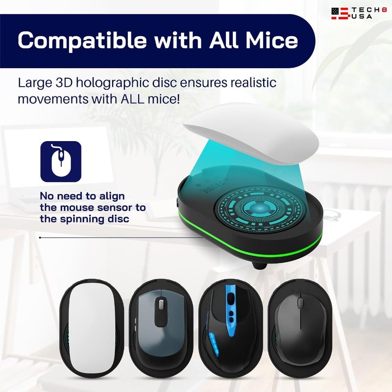 BDGDMouse Mover Device, Undetectable Mouse Jiggler for Laptops, PC, No Software, Random Movement, Patented, Designed, Engineered, Packaged in USACVS - Image 3