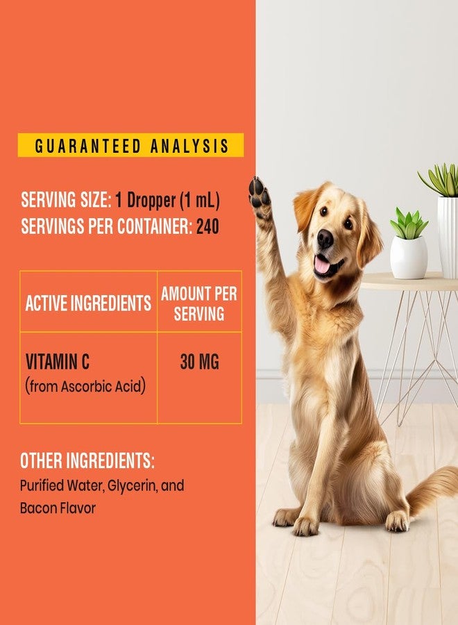 Special Breed Vitamin C for Dogs, Helps Support Immune System, Vitamin C Liquid Supplement, Dog Immune Booster, Bacon Flavored, 8oz - Image 3
