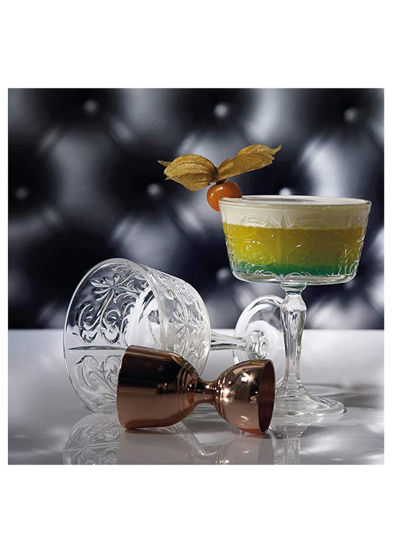 RCR Crystal Glassware Tattoo Champagne Goblet Glasses  - Image 1