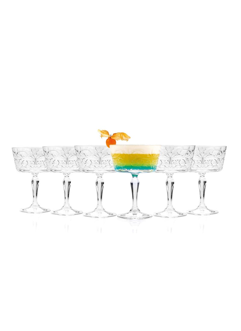 RCR Crystal Glassware Tattoo Champagne Goblet Glasses  - Image 2