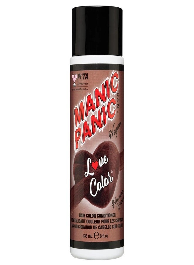 MANIC PANIC Warm Light Brown Color Depositing Conditioner - Love Color Hair Conditioner Keeps Hair Vibrant, Nourished & Refreshed - Formulated with Shea Butter & Quinoa - Havana Brown (8oz) - Image 1