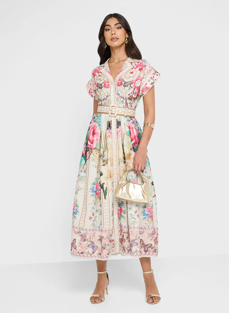 ايلا Floral Print Dress