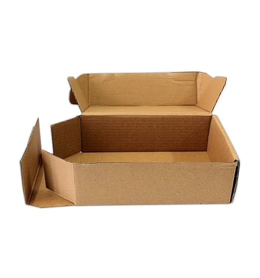 SANDUUQ Multipurpose Brown Cardboard Box for Packing, Packing Material, E-Flute Packing Flat Corrugated Boxes 13X7X3 inch 3 Ply Boxes for online Selling/E-commerce Shipping (Pack of 25) - Image 4