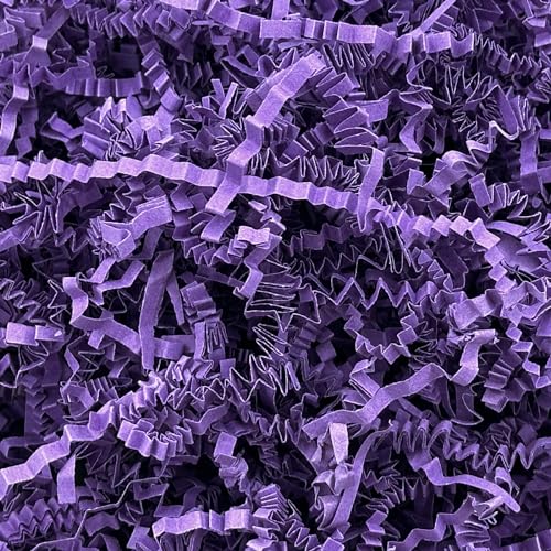 Corlcol 1LB Crinkle Cut Paper Shred Filler for Gift Box Bag and Basket On HolidaysPurple - Image 2