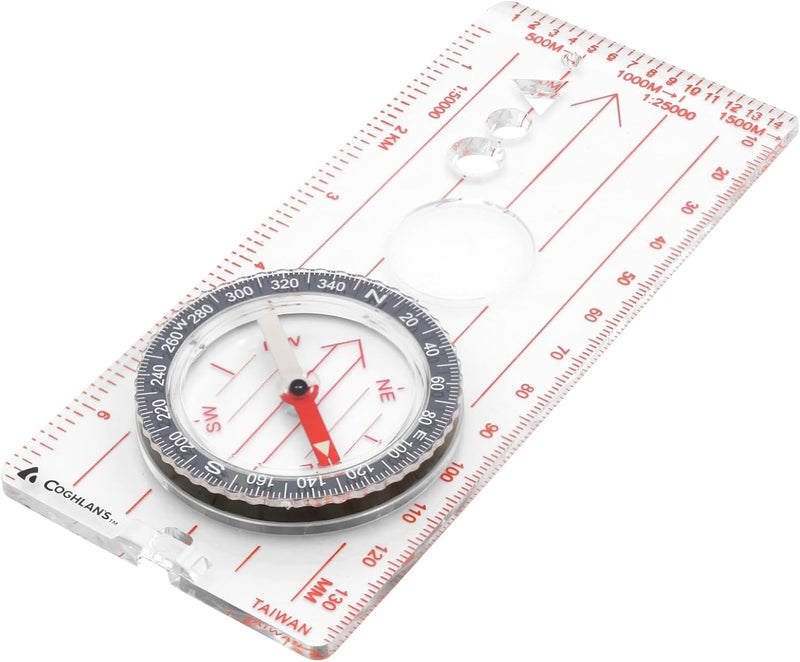 Coghlan's Deluxe Map Compass with Lanyard - Lightweight and Compact for Hiking and Orienteering - Image 2