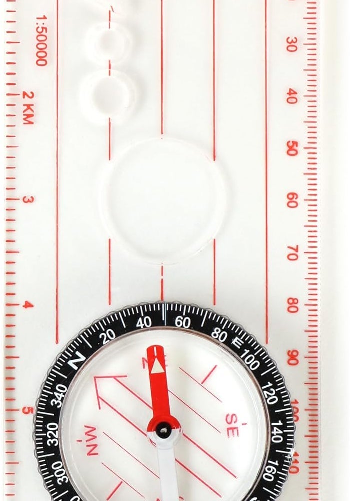 Coghlan's Deluxe Map Compass with Lanyard - Lightweight and Compact for Hiking and Orienteering - Image 1
