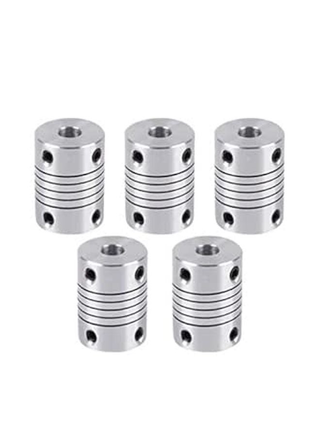 5PCS Aluminum Alloy Flexible Shaft Coupler For 3D Printer Stepper Motor And Encoder - Image 1