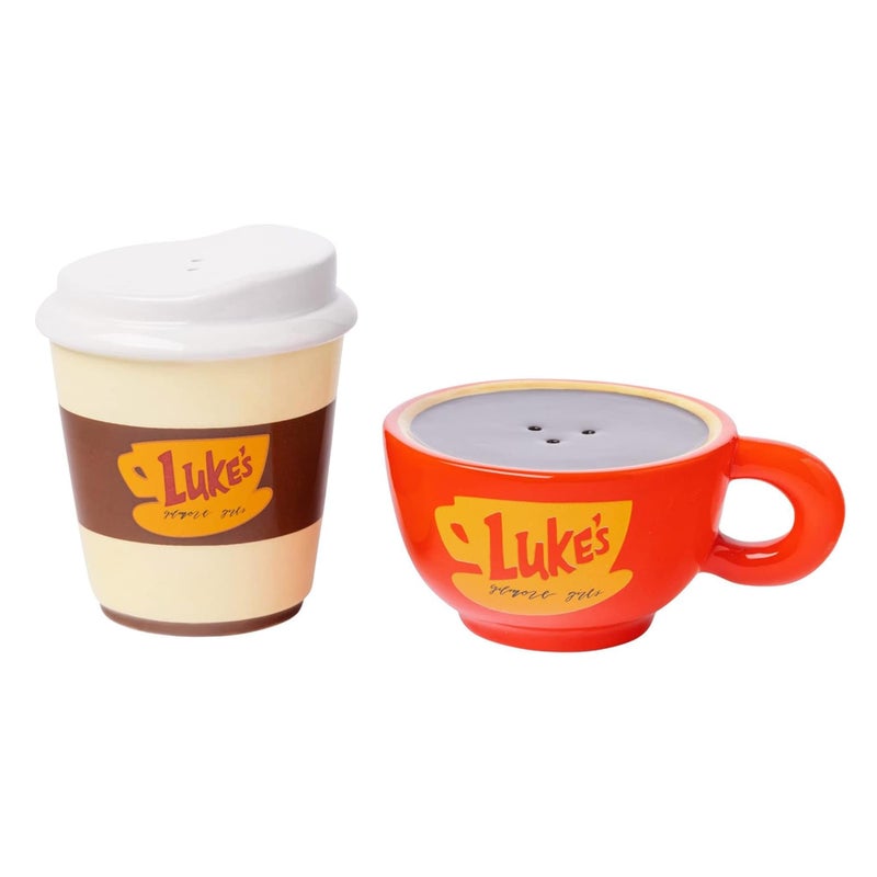 Silver Buffalo Gilmore Girls Latte Mug Ceramic Salt and Pepper Shaker
