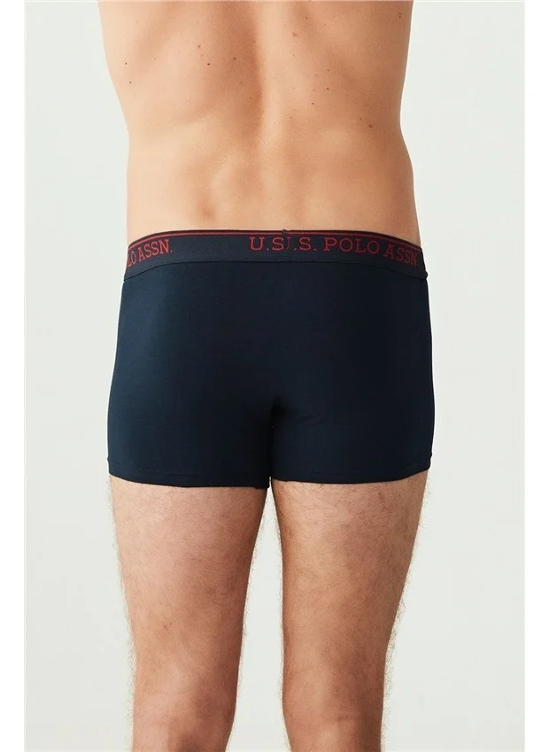 يو اس بولو اسن BASE. Polo Assn. Men's White - Red - Navy Blue 3-Piece Boxer 80097