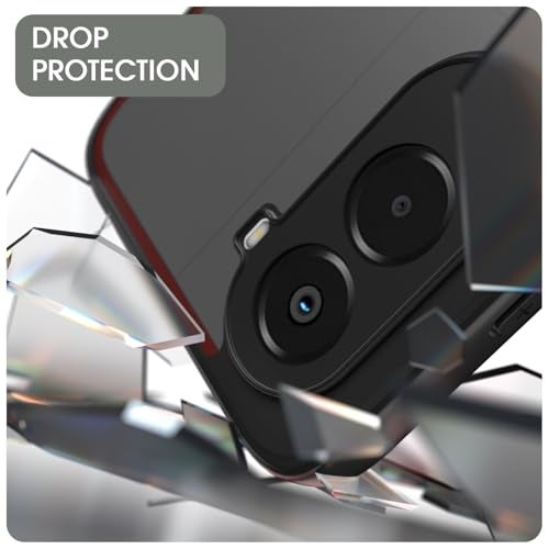 Pikkme Back Cover for Poco M7 Plus 5G Compatible with Mag-Safe Smoke Back | Shockproof Design | Hard Transparent Back Case (Black Smoke Mag-Safe) - Image 5