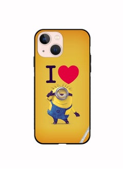 Protective Case Cover For Apple iPhone 14 Minions Design Multicolour