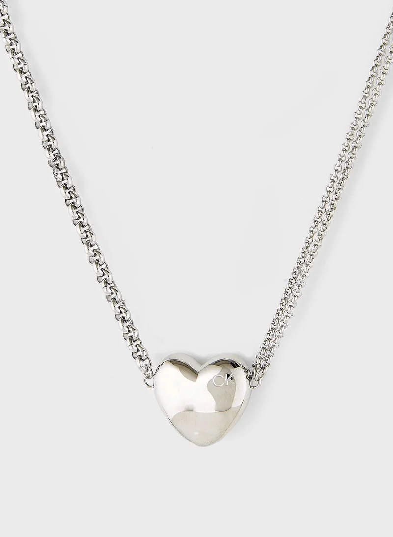 CALVIN KLEIN Set Of Sculptural Bracelet and Necklace