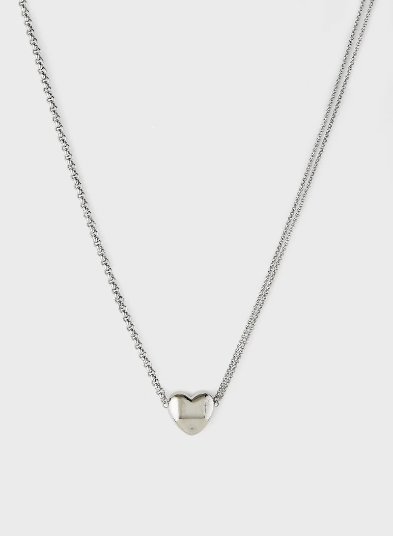 CALVIN KLEIN Set Of Sculptural Bracelet and Necklace