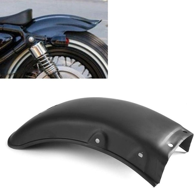 EVGATSAUTO Motorcycle Wheel, 44x16cm/17.32x6.30in Rear Tire Mud Flaps Metal Motorcycle Rear Motor Wheel Mudguard Modification - Image 5