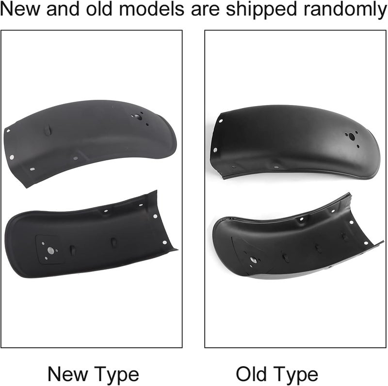 EVGATSAUTO Motorcycle Wheel, 44x16cm/17.32x6.30in Rear Tire Mud Flaps Metal Motorcycle Rear Motor Wheel Mudguard Modification - Image 4