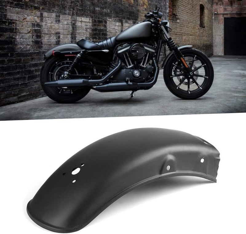 EVGATSAUTO Motorcycle Wheel, 44x16cm/17.32x6.30in Rear Tire Mud Flaps Metal Motorcycle Rear Motor Wheel Mudguard Modification - Image 3