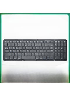 Generic Tri-fold Three-mode Wireless Bluetooth Keyboard Rechargeable Silent Key Mobile Tablet Laptop Notebook Multi-device-Color:Touchpad Number Two-in-one  - Image 2