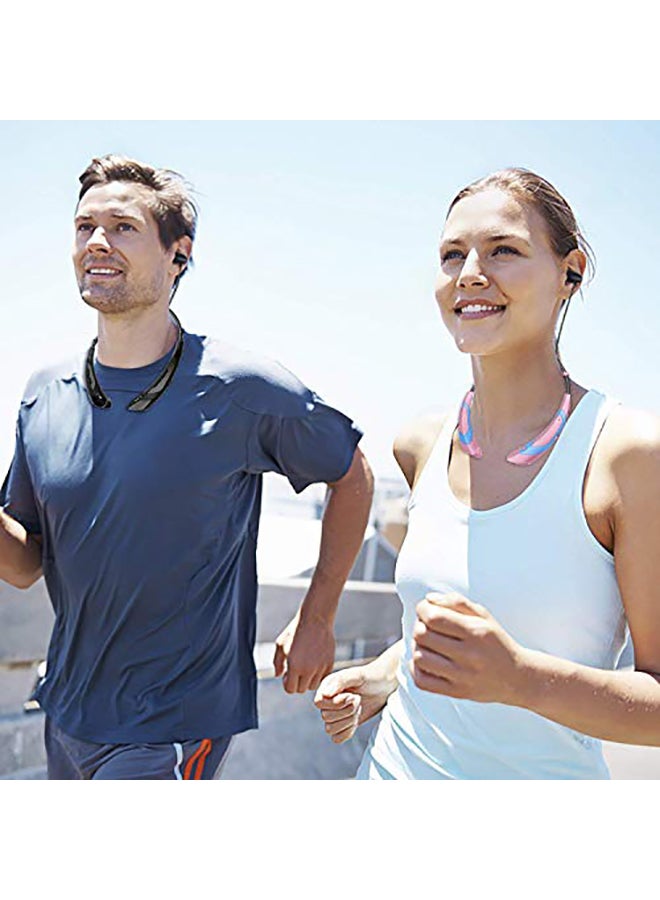 Bluetooth Neckband Headphones with Magnetic Earbuds, V4.2 Flexible Wireless Bluetooth Headset with Mic Sports Headphones for Running HD Stereo Noise Cancelling Earphones for iPhone Samsung LG(Black) - Image 4