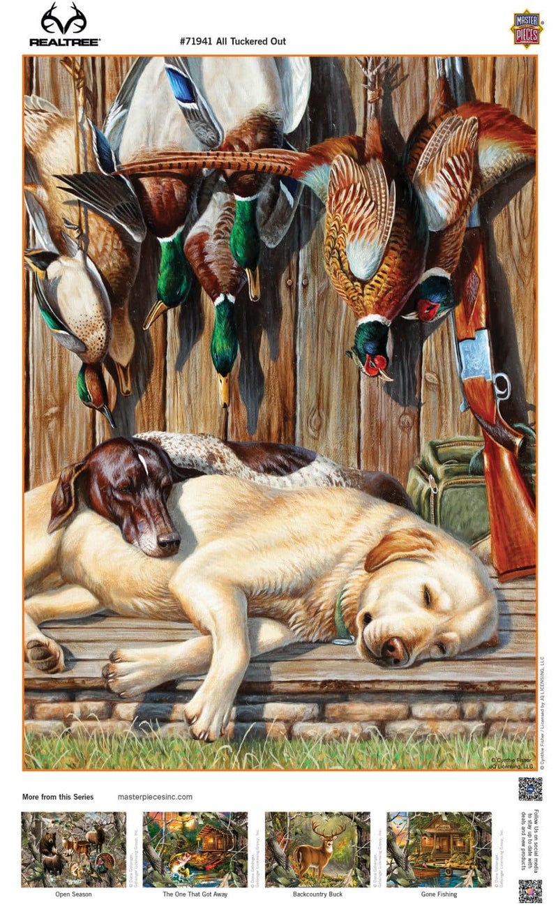 MasterPieces 1000 Piece Jigsaw Puzzle For Adults  Family  Or Youth - All Tuckered Out - 19.25""x26.75"" - Image 5