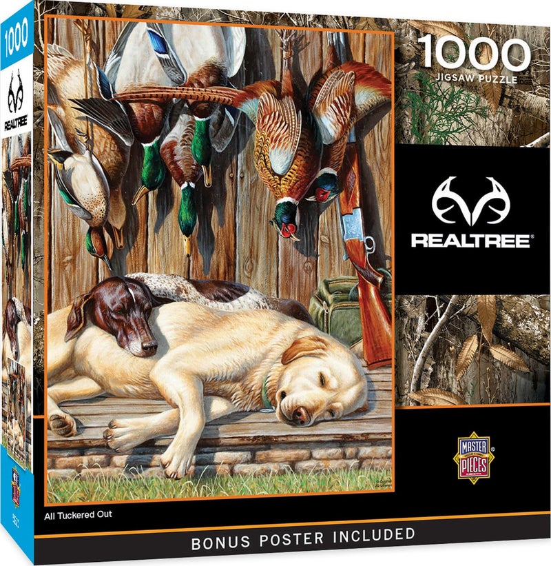 MasterPieces 1000 Piece Jigsaw Puzzle For Adults  Family  Or Youth - All Tuckered Out - 19.25""x26.75"" - Image 1