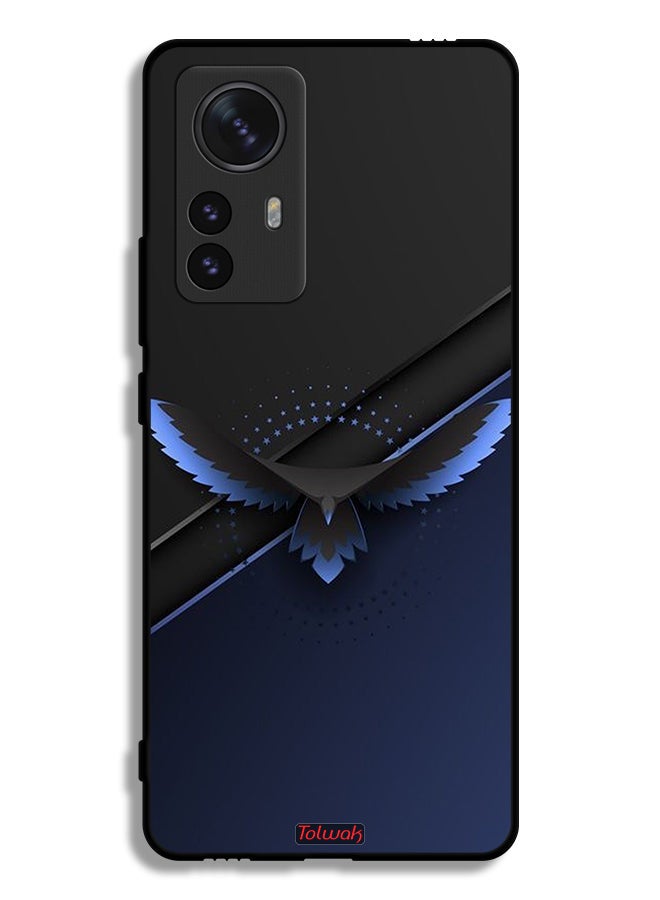 Tolwak Xiaomi 12S Pro Protective Case Cover Eagle Digital Abstract Art - Image 2