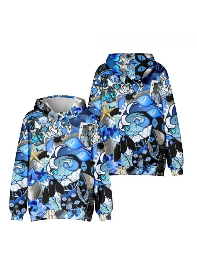 عام كوكي الوحش، ظل كوكي، حليب كوكي، سترة ذات غطاء، خفيفة ودافئة، ملابس خريف وشتاء. - Image 1