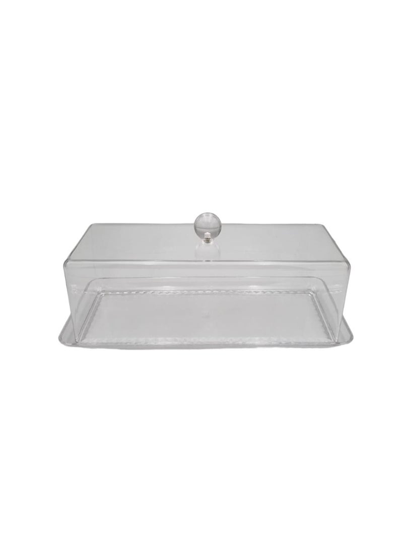 Acrylic cake serving plate 