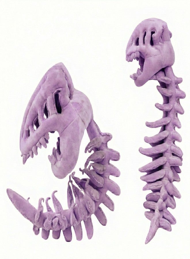 TechMax Solution Realistic Dinosaur Skeleton Costume Set, Wearable Skeleton Plush, 3D Dino Skull Headpiece and Spine Costume for Cosplay - Image 1