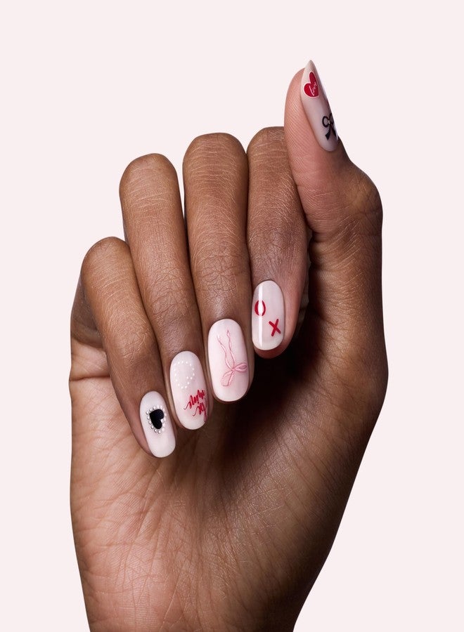 Dashing Diva Magic Pick Nail Stickers - Secret Love Letter - Premium Nail Art - Comes with 50+ Stickers and 2 Precision Placement Tools - Image 2
