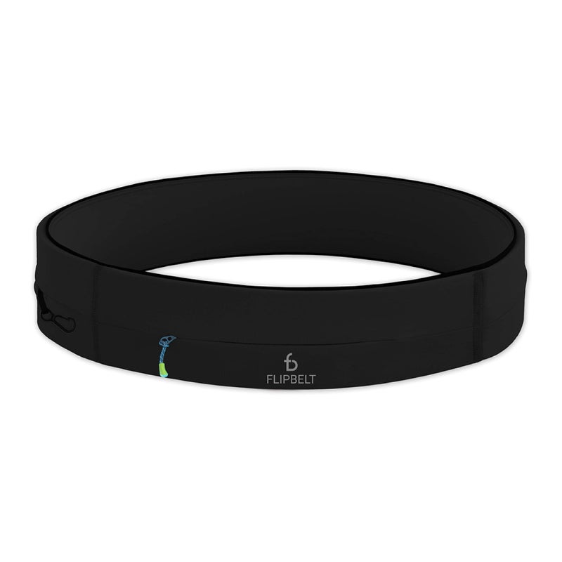 FlipBelt Zipper Running Belt Waist Pack for Fitness and Running Fanny Pack for Women Men Phone Keys Money US Company Black XSmall - Image 2