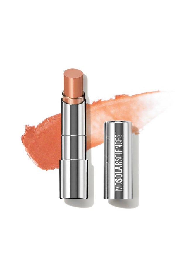 أم دي سولار ساينسيز مرطب شفاه ملون من إم دي سولار ساينسز بعامل حماية من الشمس 30 للنساء، مضاد للشيخوخة، بدون رائحة، خالٍ من البارابين، للعناية اليومية بالبشرة، تركيبة مرطبة مع حماية من الشمس ولمسة نهائية طبيعية، 0.15 أونصة سائلة - Image 1
