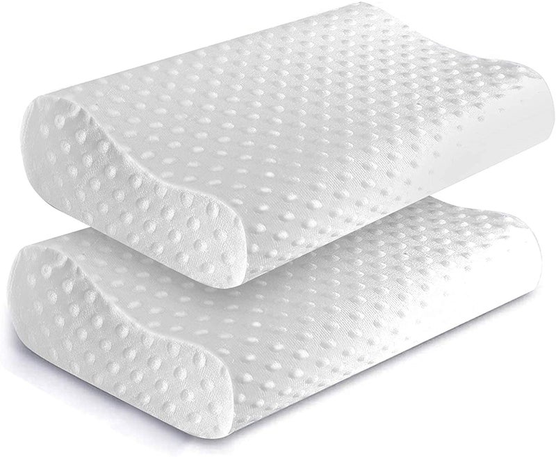 Shreeshann Memory Foam Cervical Contour Medical Pillow for Sleeping Orthopedic Pillows for Neck Back Pain, Pillow for Sleeping, Pillow for Neck Pain, Pain Relief Pillow for Sleeping - Image 1