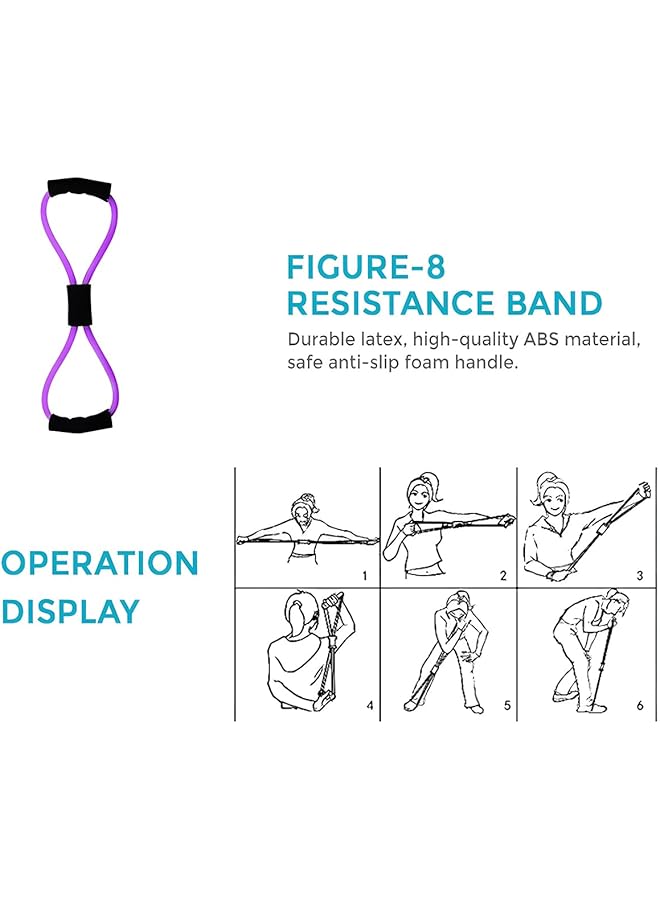 X spring Pilates Ring Circle Set Booty Bands Stretching Equipment Pilates Workout at Home Workout Equipment Women Mini Exercise Ball for Legs Arms and Thighs Weight Loss for Women Video Guides - Image 3