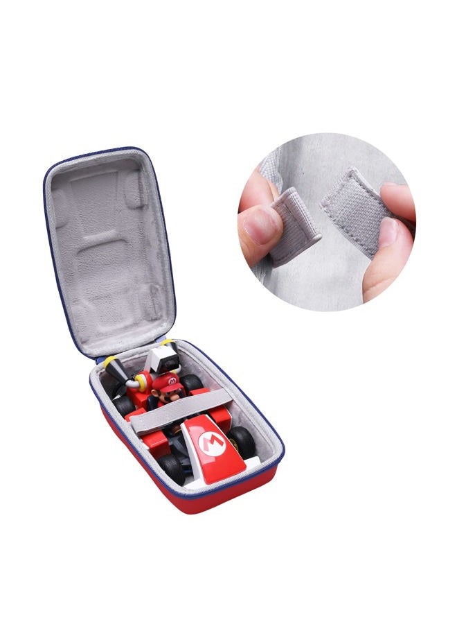 TJ's EVA Hard Case for Mario Kart Live:Nintendo Switch Mario Set Edition - Travel Protective Carrying Storage Bag（Red） - Image 1