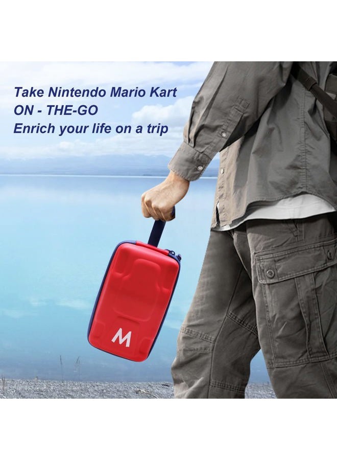 TJ's EVA Hard Case for Mario Kart Live:Nintendo Switch Mario Set Edition - Travel Protective Carrying Storage Bag（Red） - Image 5