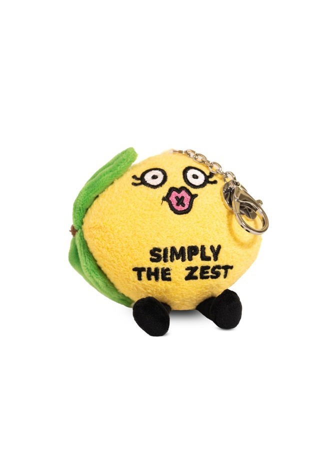 Punchkins Lemon Bag Charm, Plush Accessory and Hanging Decoration for Purse, Handbag, Backpack, Funny Gift, 4.3” H x 2.4” W x 3.5” L, One Size, Polyester - Image 1