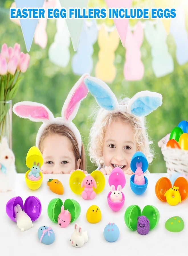 Wondrus Easter Egg Fillers Basket Essentials for Kids, 24 PCS Mochi Squishy Fidget Toys Gifts W/ 24 Plastic Eggs, Easter Party Favors Hunt Supplies, Non Candy Goodie Treat Bag Stuffers Trinkets for Boys Girls - Image 3