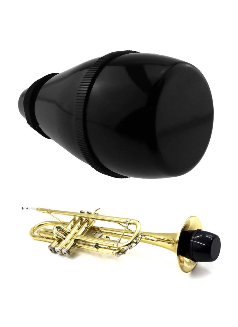 AJ Music Trumpet Silencer Black Lightweight  - Image 2