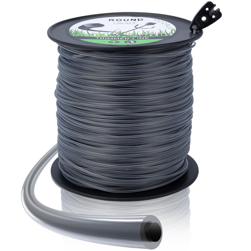 Dalom Dalom 5 Pounds Round Trimmer Line 095  24mm 1425Feet for Sthil FS55R FS45 FS80R FS85R Echo SRM225 SRM210 SRM230 T25 Trimmer Head Line 128LD Weedeater Parts 