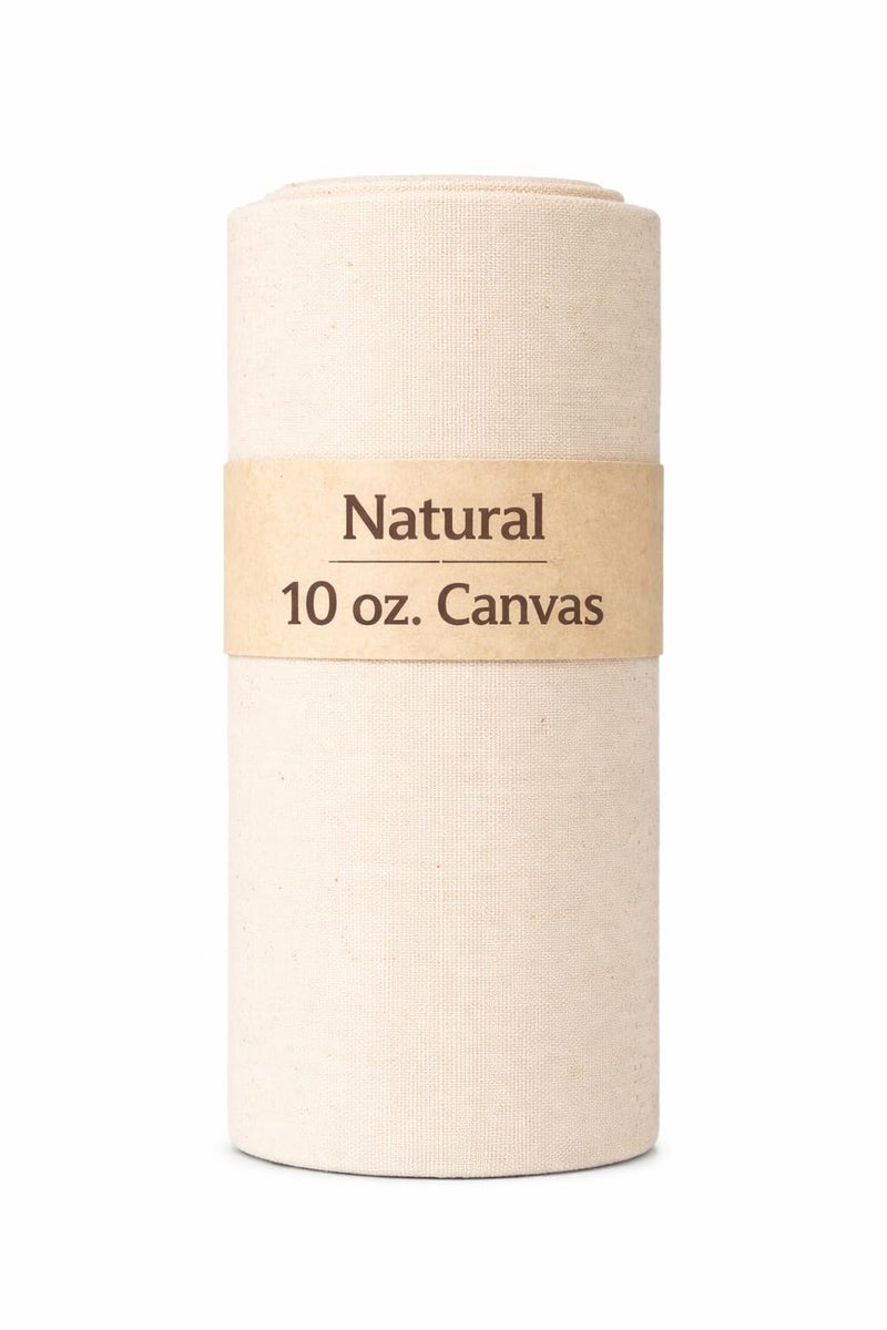Sedona Designz 60 Wide Cotton Duck Canvas Fabric Heavy Weight 10oz Durable 100 Cotton Natural 1 Yard