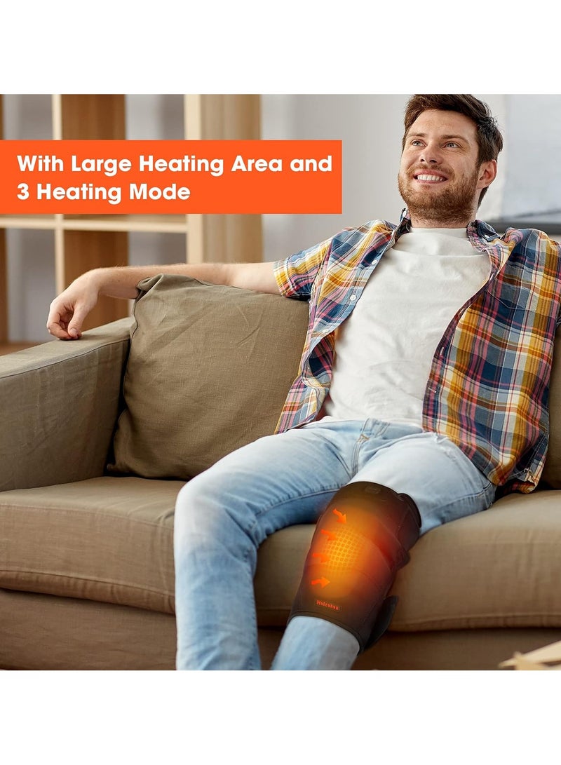 وسادة تدفئة للركبة، لفافة دعامة للركبة ساخنة مع إعدادات الحرارة - Image 2