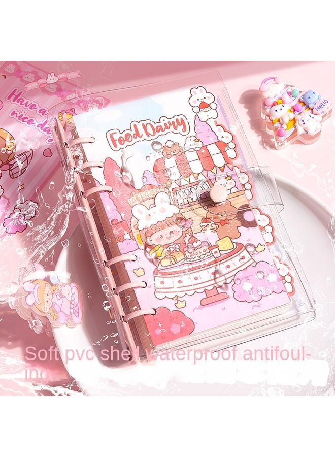 Bluejw Hand Book Suit Gift Box Hand Book Girl's Cute Girl's Heart Children's Notebook Girl's Primary School Student's Complete Set - Image 5