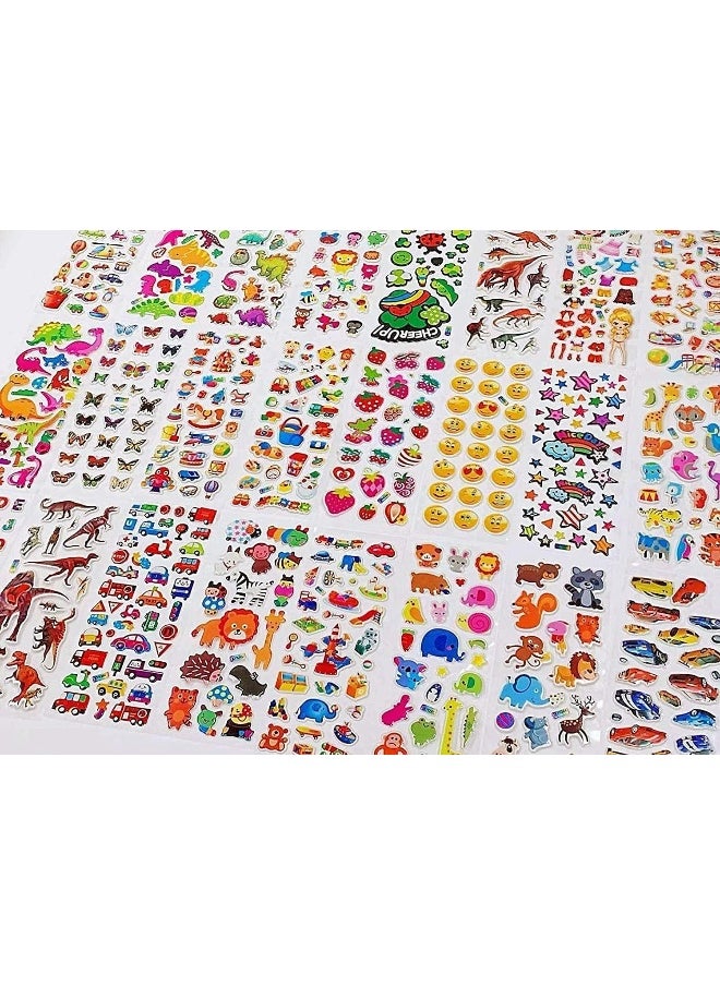 ECVV 1800+(36 Sheets) 3D Puffy Stickers for Kids & Toddlers Variety Pack Cute Resuable Sticker for Boys Girls Puffy Small Stickers Sheets Including Animals, Letters, Numbers, Dinosaurs, Cars and More - pzsku/Z63719D87FBBF33CF8F2CZ/45/_/1720105046/011bb661-1bf4-41b9-8e80-39cf0195239c