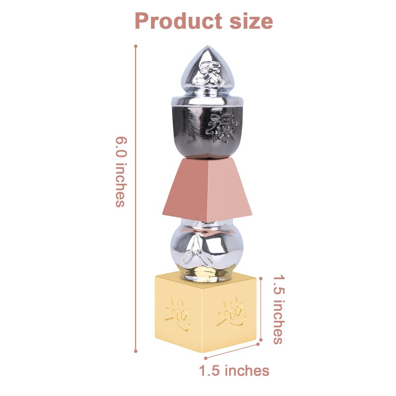 I-MART أيمارت فنغ شوي 5 ألوان 5 عناصر باغودا (6 بوصة) - Image 4