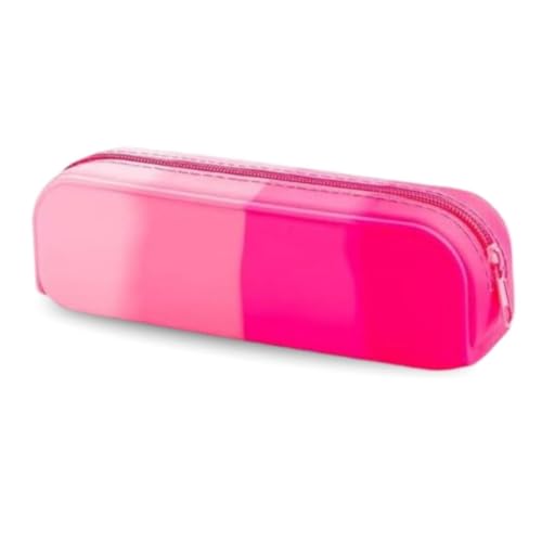 Tinker Squad Silicone Pencil Box Pouch for Girls & Boys | Aesthetic Pouches for Stationery for School | Pencil Case Pouch | Pencil Bag for School | Pen Pencil Pouches for College Girls Boys, Pink - Image 1