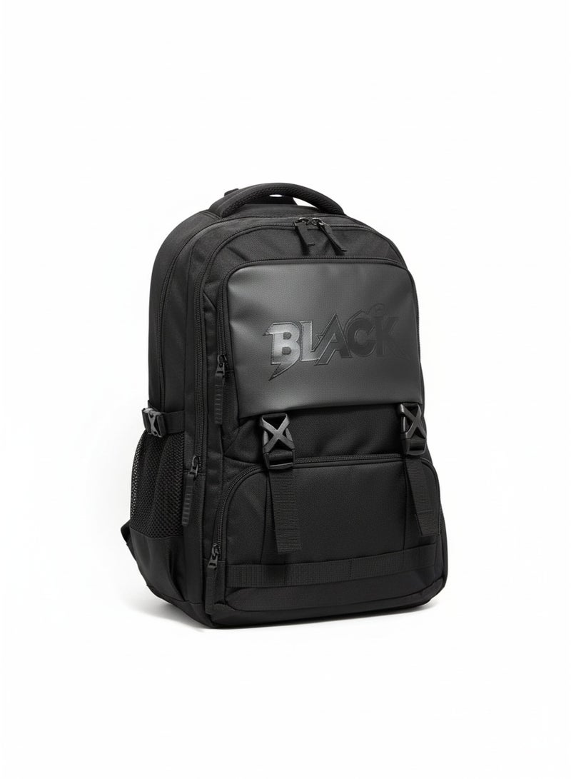 شنطة لاب توب بلاك - لاغراض متعددة( بزنس -سفر- مدرسة)- مقاومة للماء ذات سعة كبيرة - اسود-B88 - Image 1