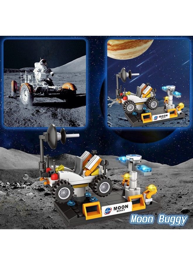 EP EXERCISE N PLAY City Space Exploration Toys Stem Aerospace Building Kit Toy With Rocket Space Shuttle Moon Buggy Satellite Best Gifts For 6 7 8 9 10 11 12 Years Old Kids Boys Girls (455 Pieces)  - Image 4